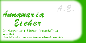 annamaria eicher business card